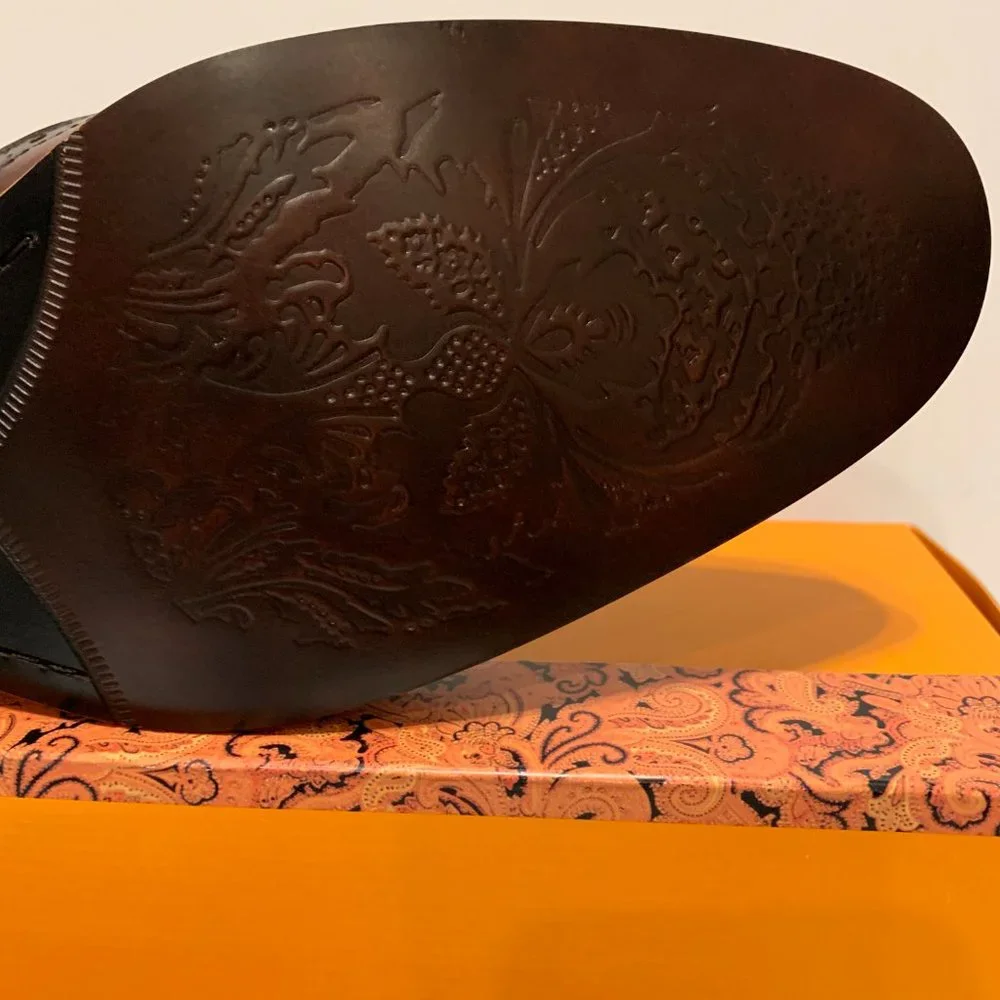 TALLIA Vitale Leather Wingtip Derby size: 9.5M - Picture 7 of 10